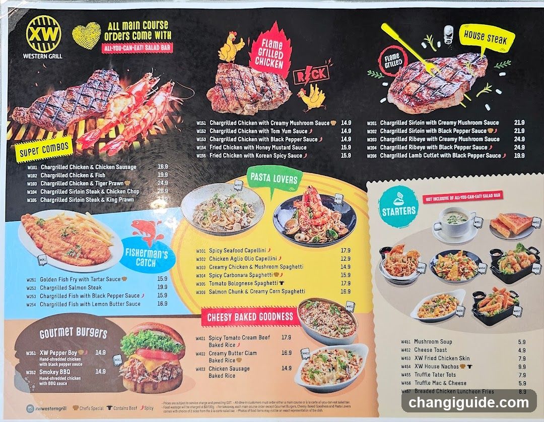 Western Grill Menu