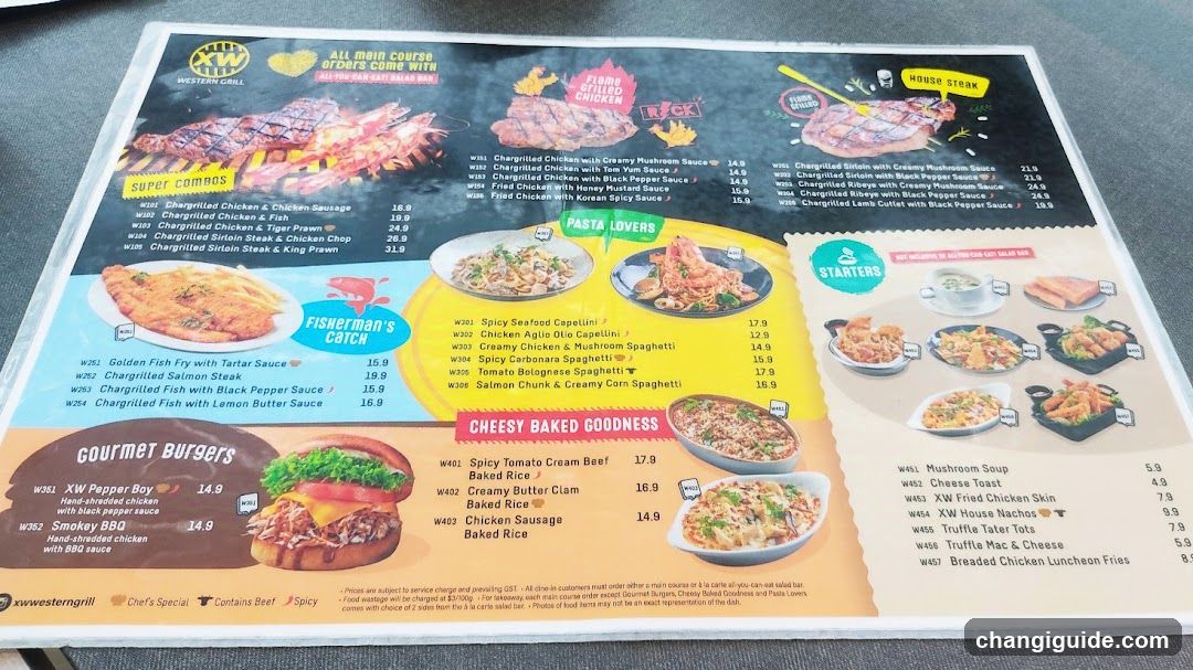 Western Grill Menu
