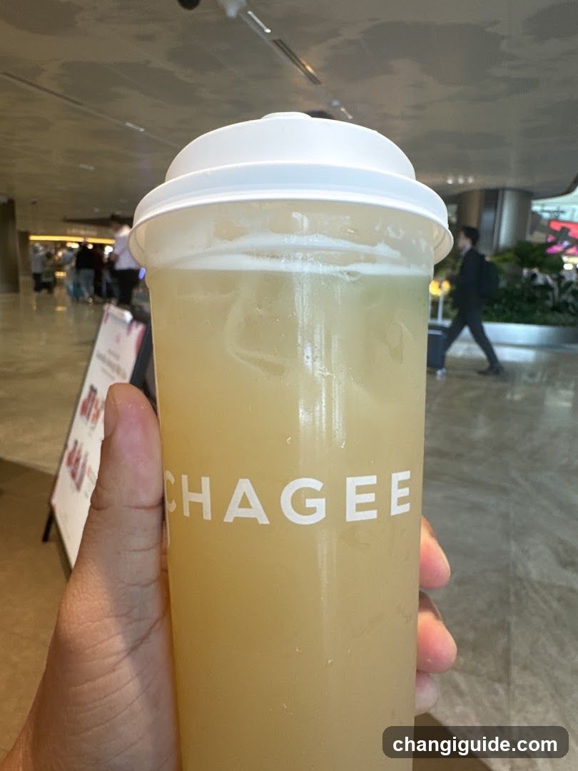 Chagee Drink in Public Space