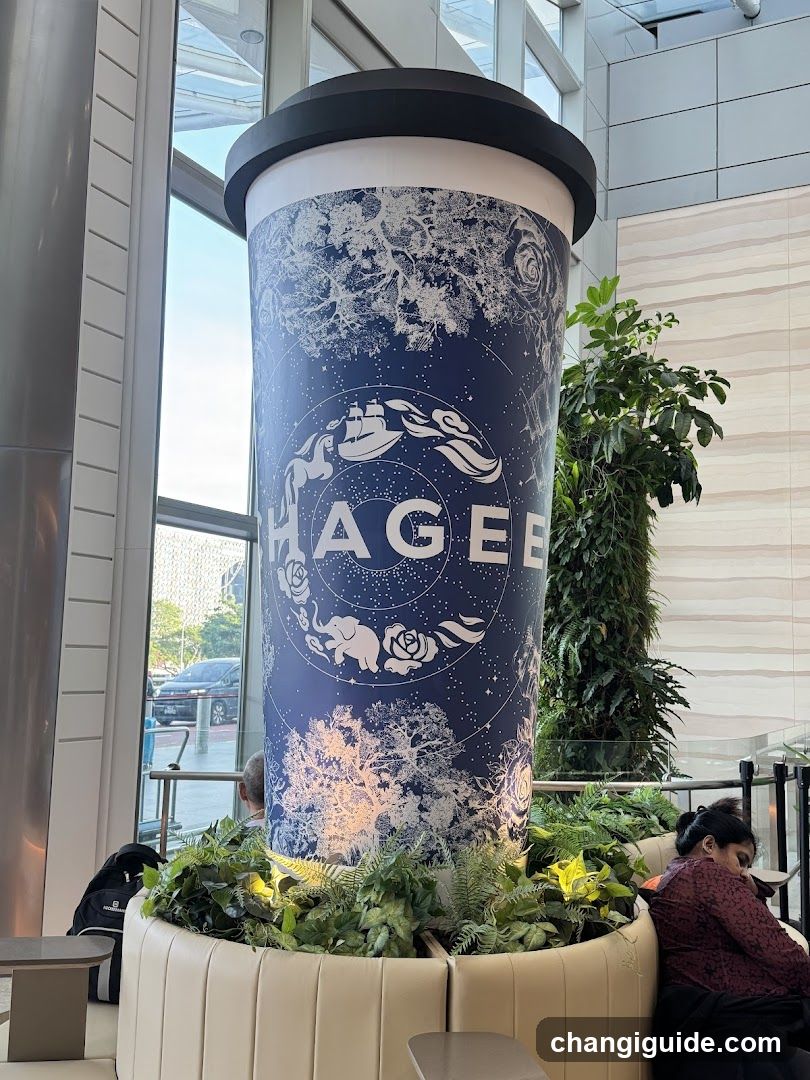 HAGEE Giant Coffee Cup Display