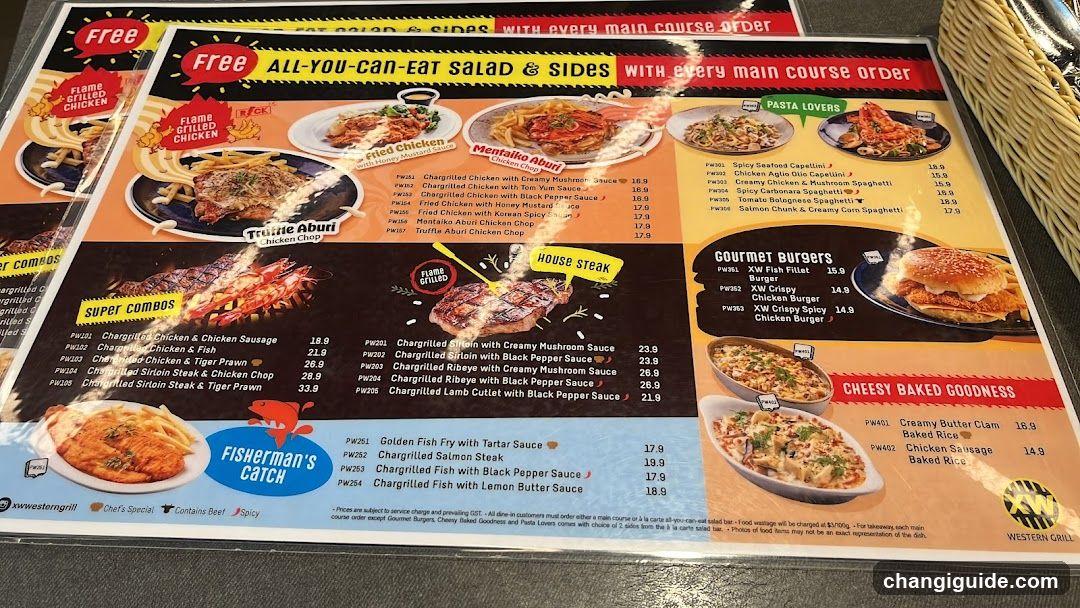 Fisherman's Catch Menu