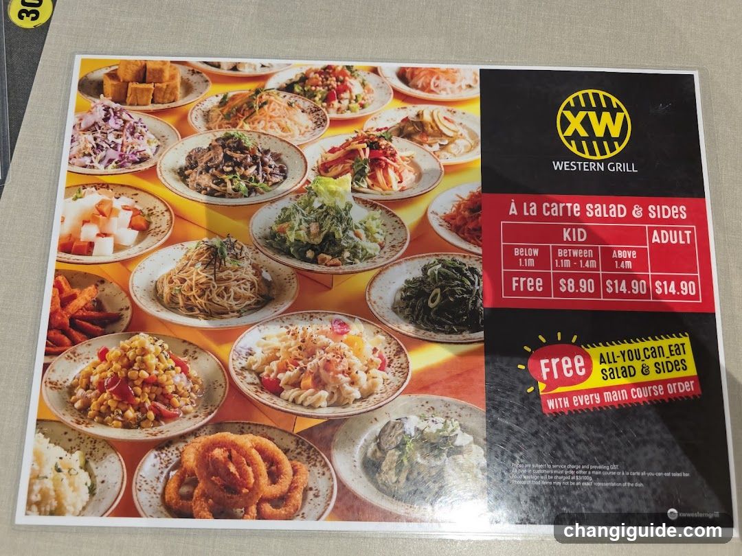 Western Grill Menu Flyer