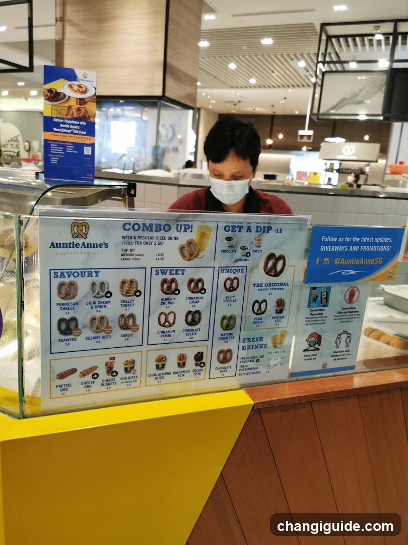 Auntie Anne's Pretzel Shop Interior