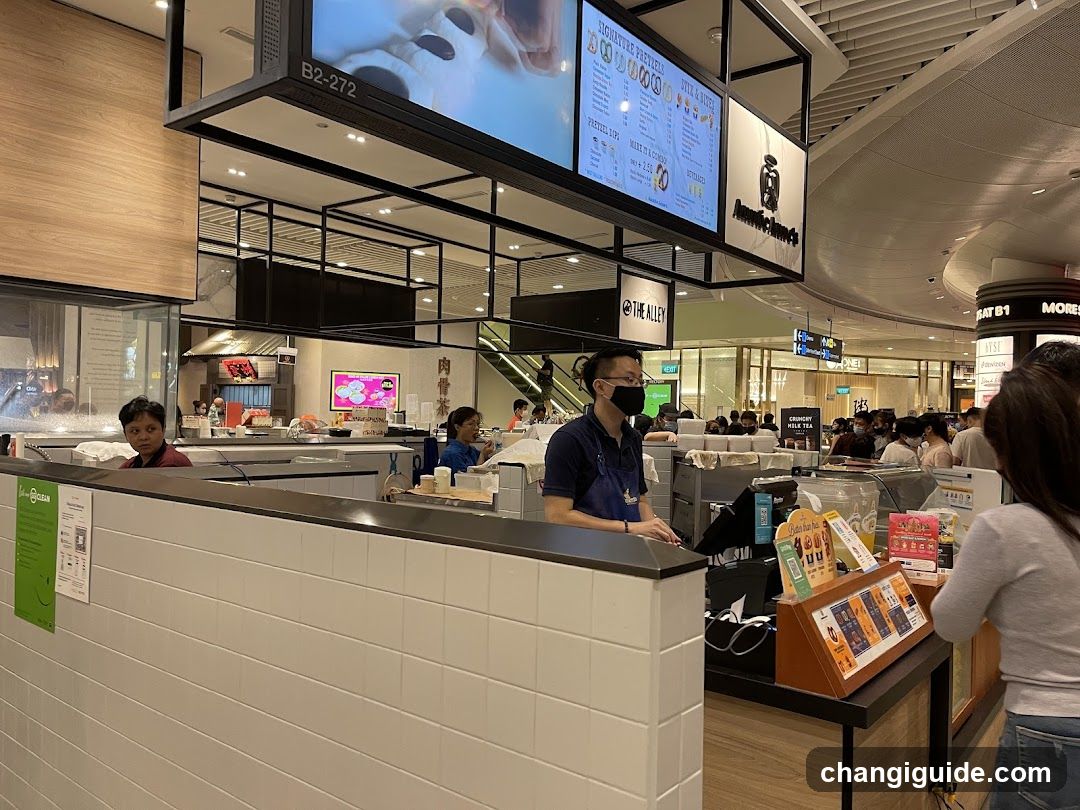Food Court Interior Scene