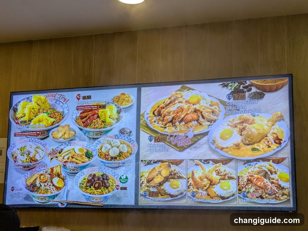 Restaurant Menu Board Display