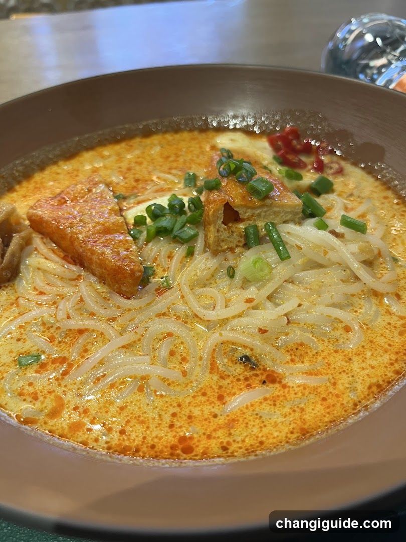 Spicy Noodle Bowl with Tofu and Green Onions