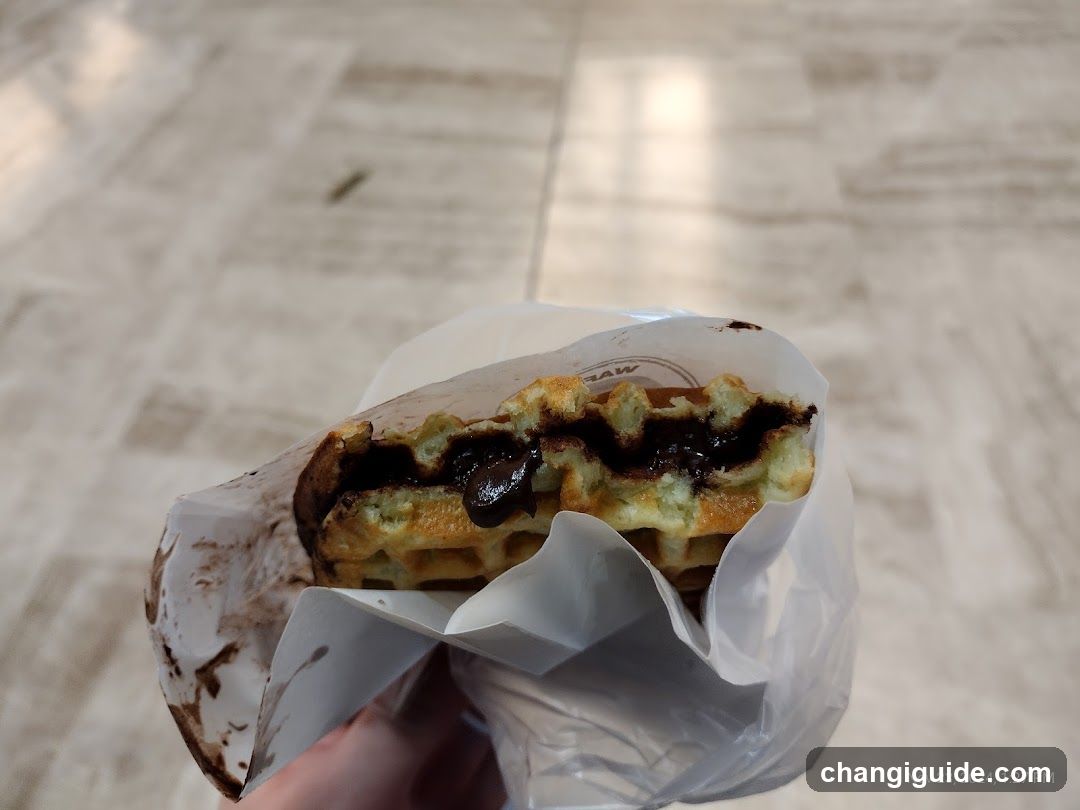 Waffle Sandwich with Chocolate Filling