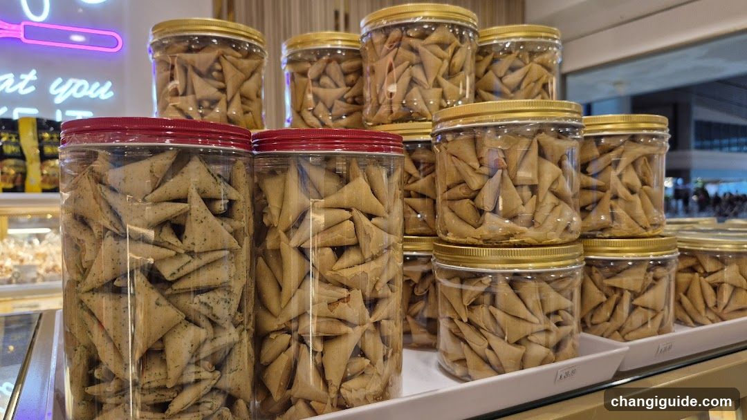 Jars of Samosas on Display