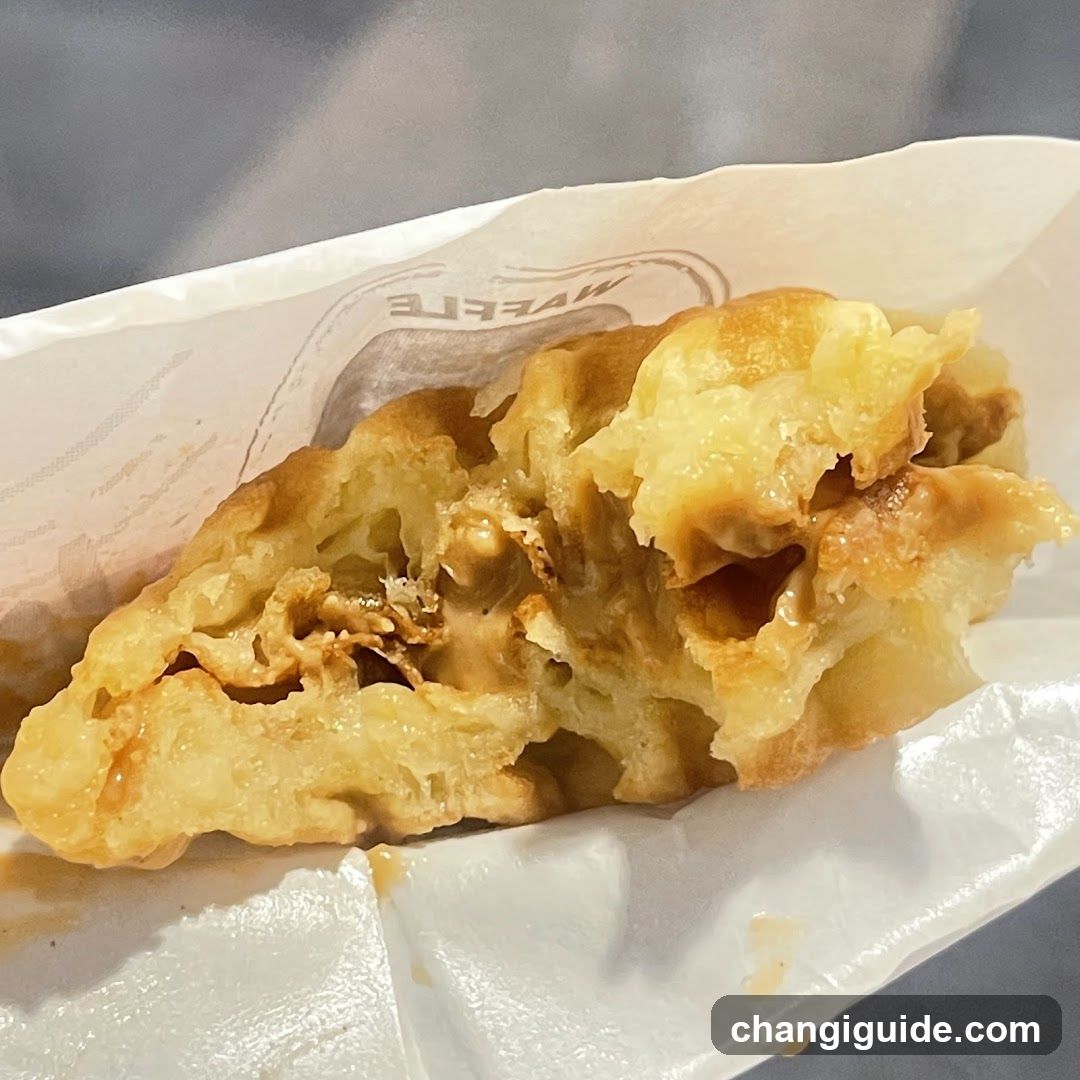 Waffle in Paper Wrapper