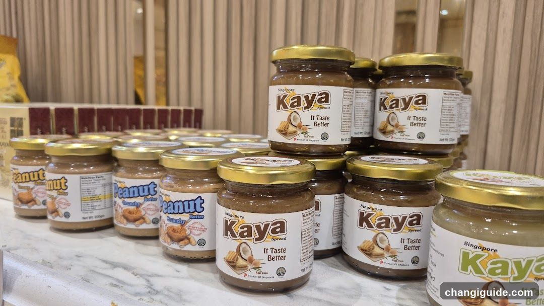 Jars of Kaya and Peanut Butter Spread