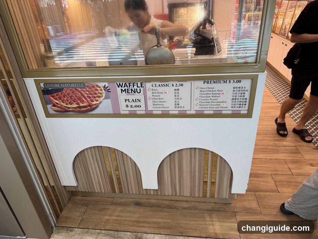 Waffle Menu Board