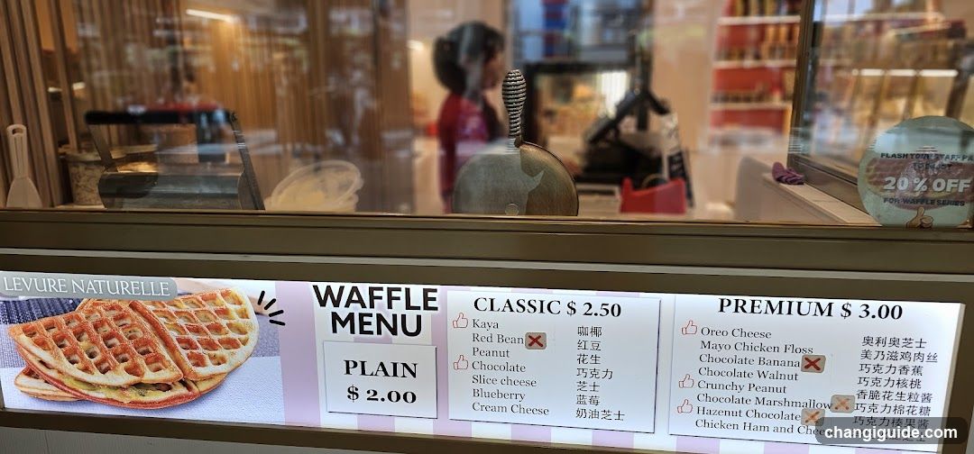 Waffle Menu Display