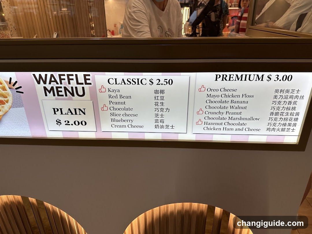 Waffle Menu Board
