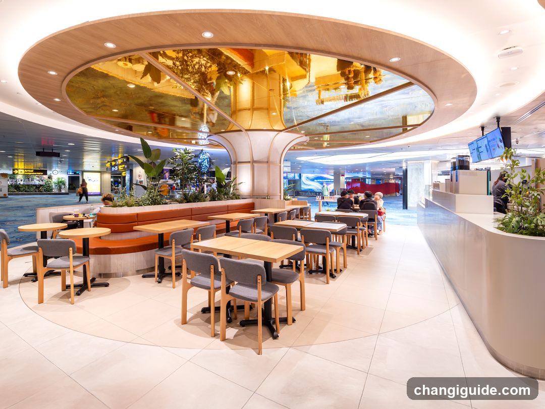 Modern Airport Lounge Interior