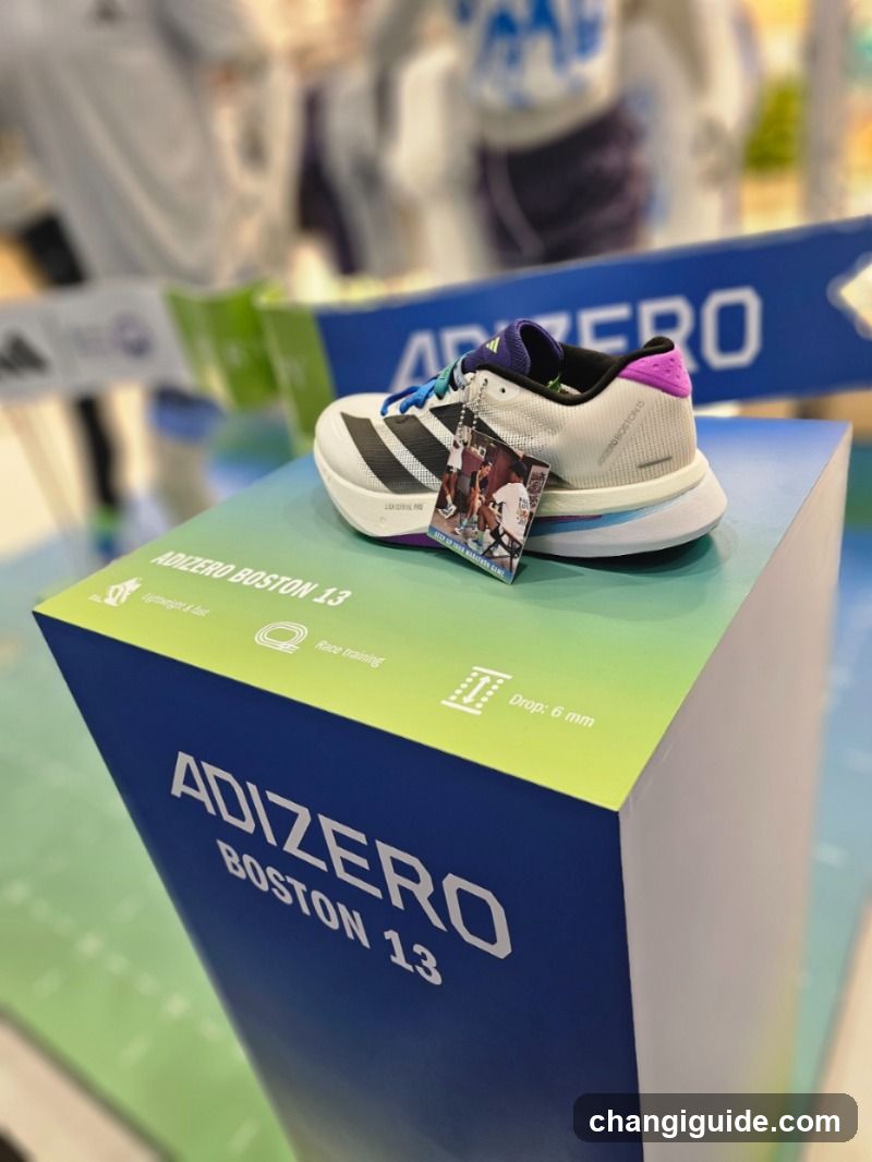 Adizero Boston 13 Shoe Display