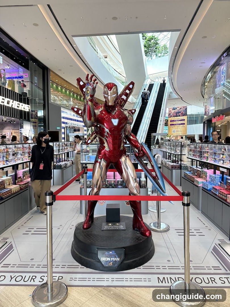 Iron Man Statue in Mall