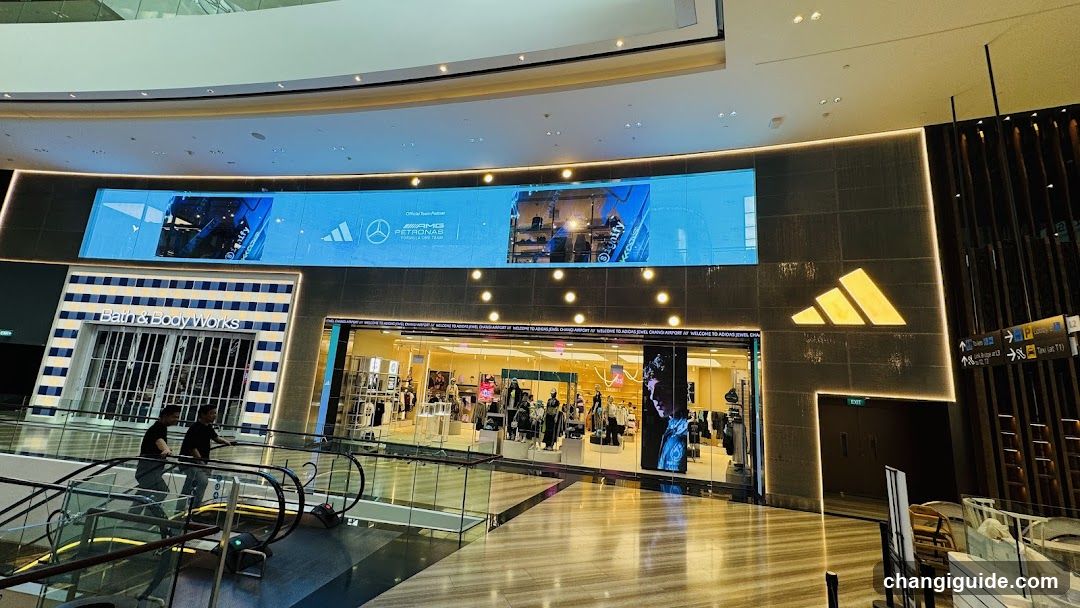 Shopping Mall Interior with Storefronts