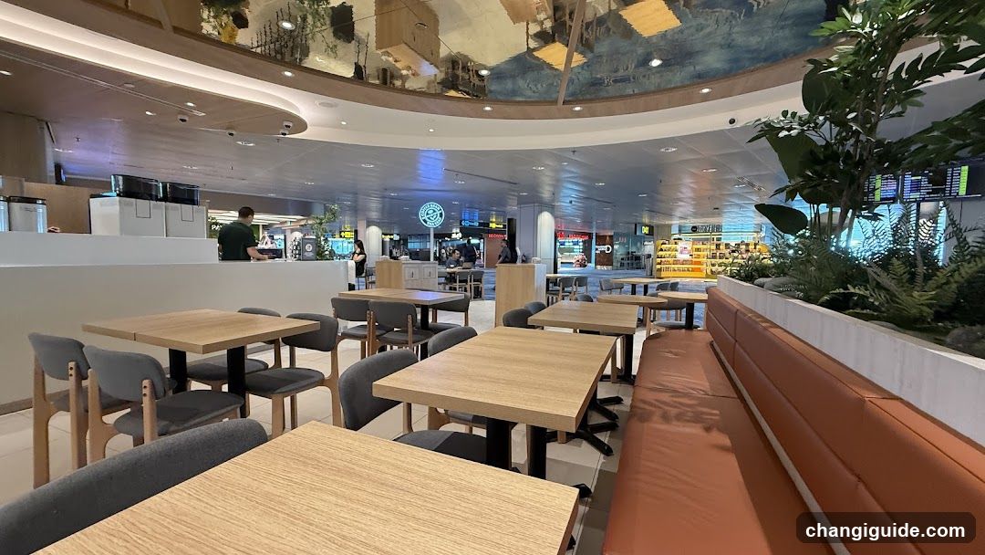 Modern Food Court Interior