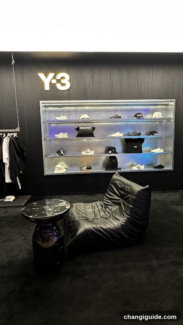 Y-3 Store Interior Display