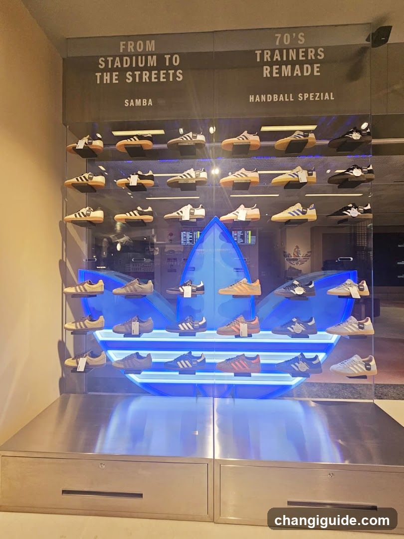 Adidas Shoe Display