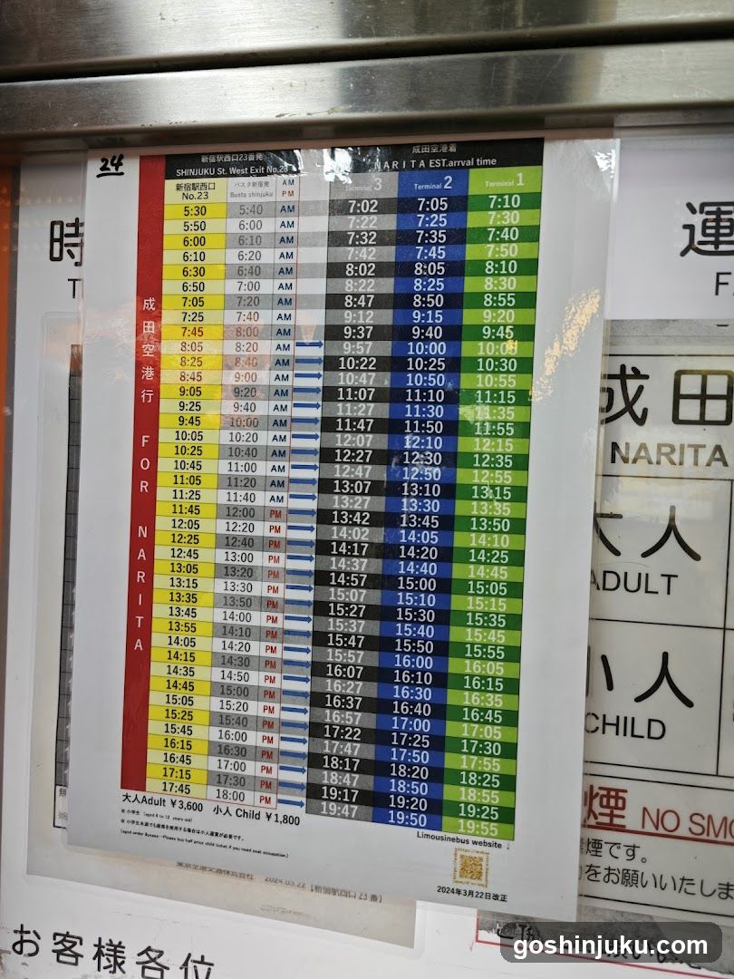 Train Schedule Poster