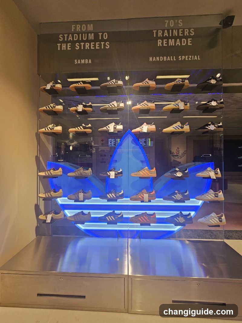 Adidas Shoe Display