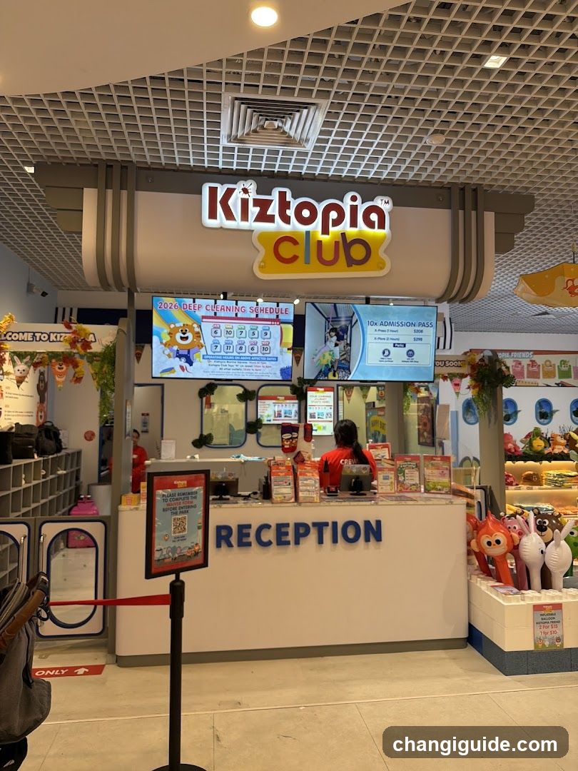 Kiztopia Club Reception Area