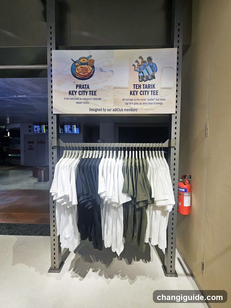 Teh Tarik and Prata Key City Tee Display