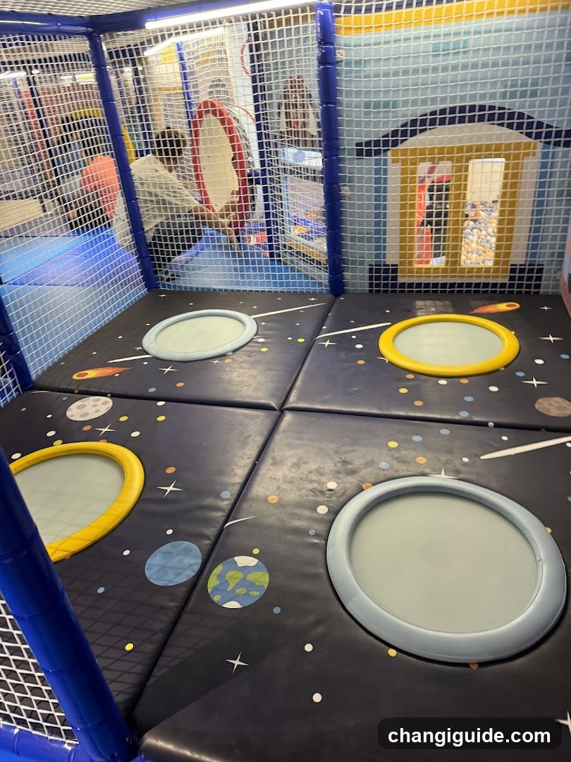 Indoor Play Area with Space Theme