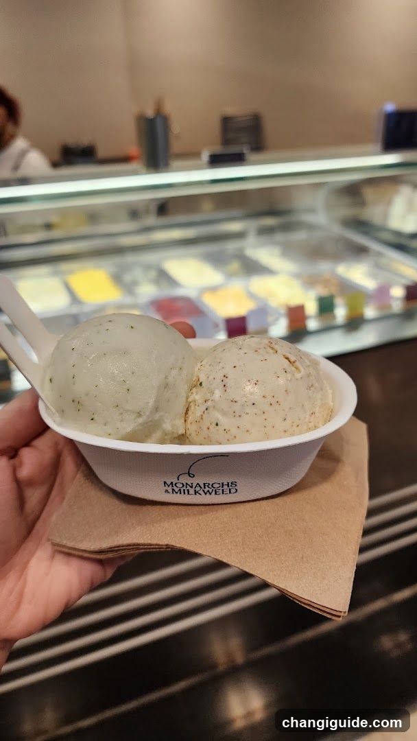Ice Cream Bowl at Monarch's & Milkweed