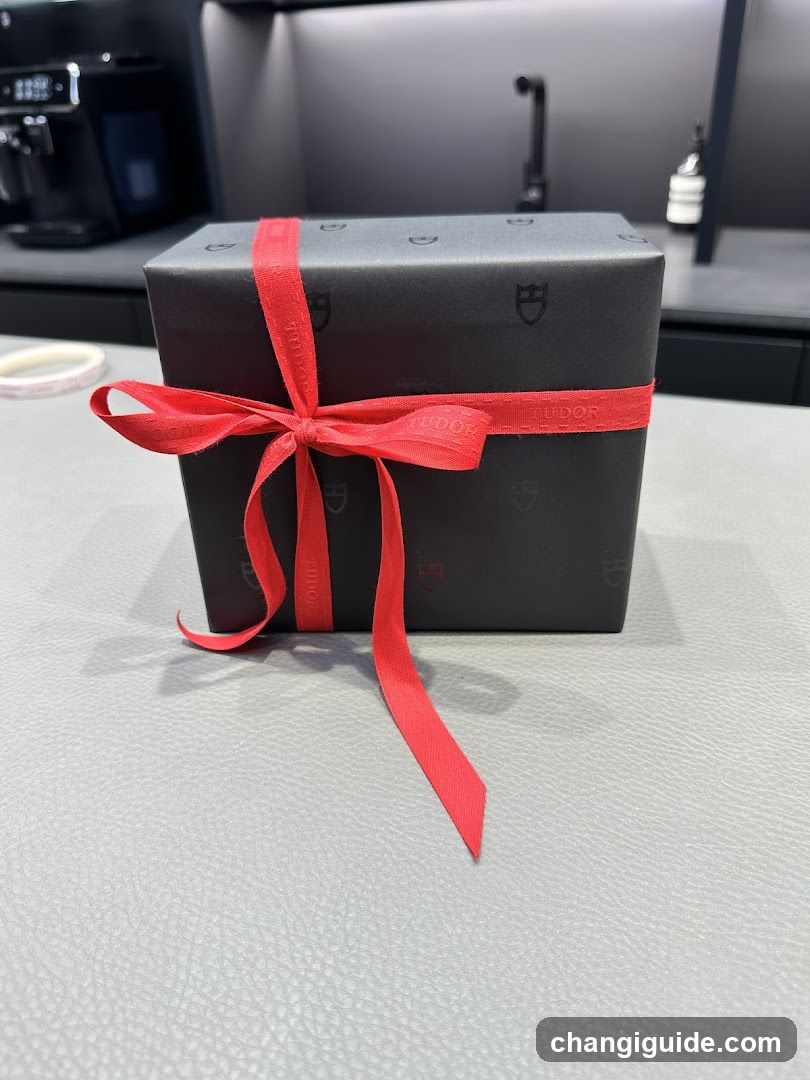 Gift Box with Red Ribbon