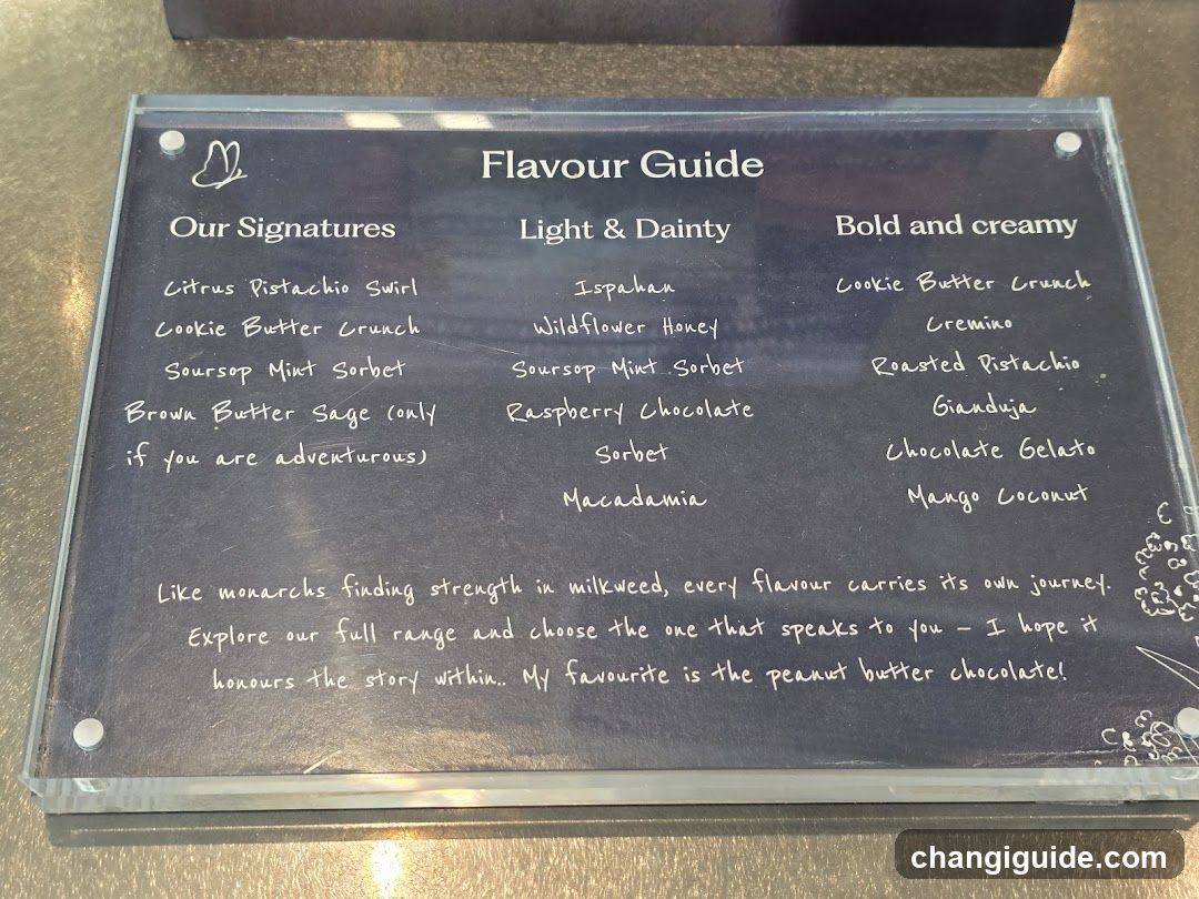 Flavour Guide Sign