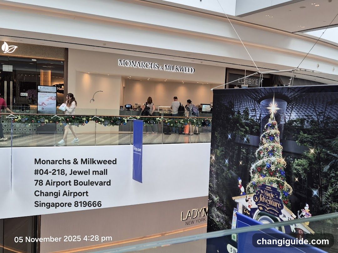Monarchs & Milkweed Storefront at Jewel Mall