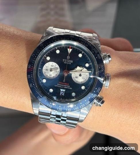 Tudor Black Bay Chronograph on wrist