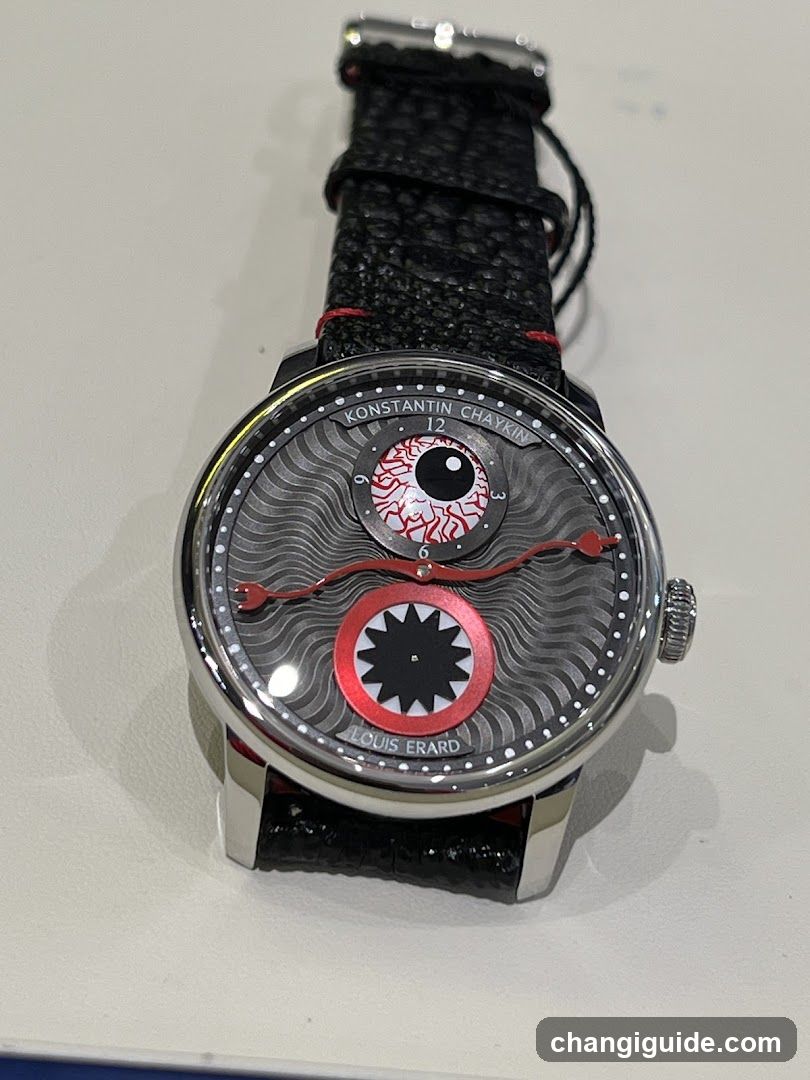 Louis Erard Watch with Eye Design