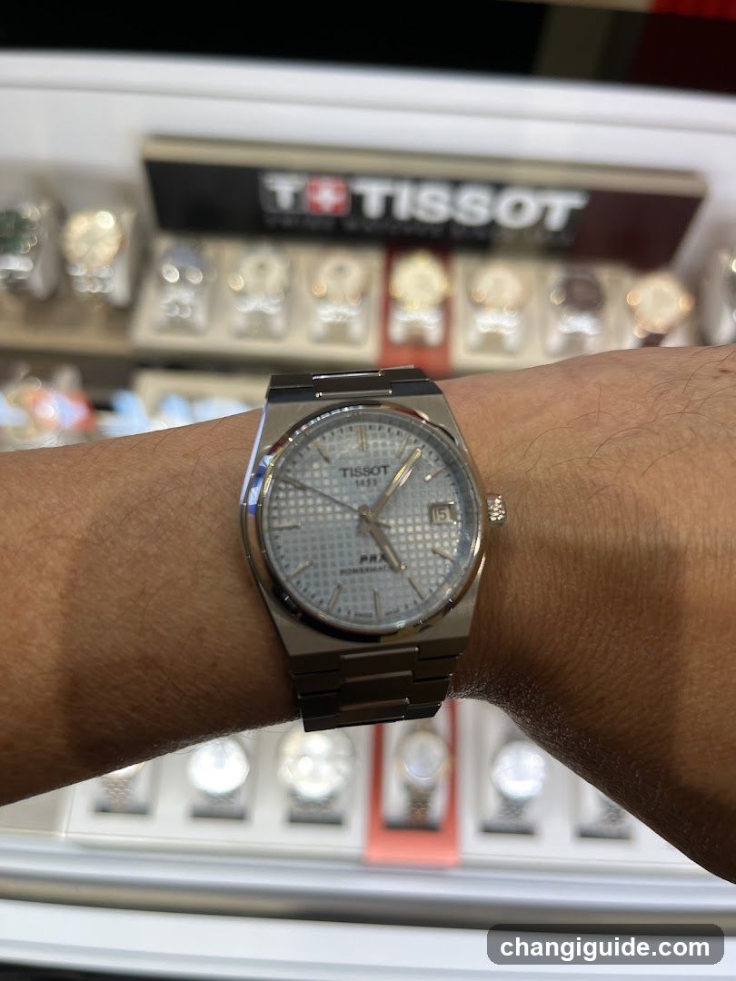 Tissot Watch Display