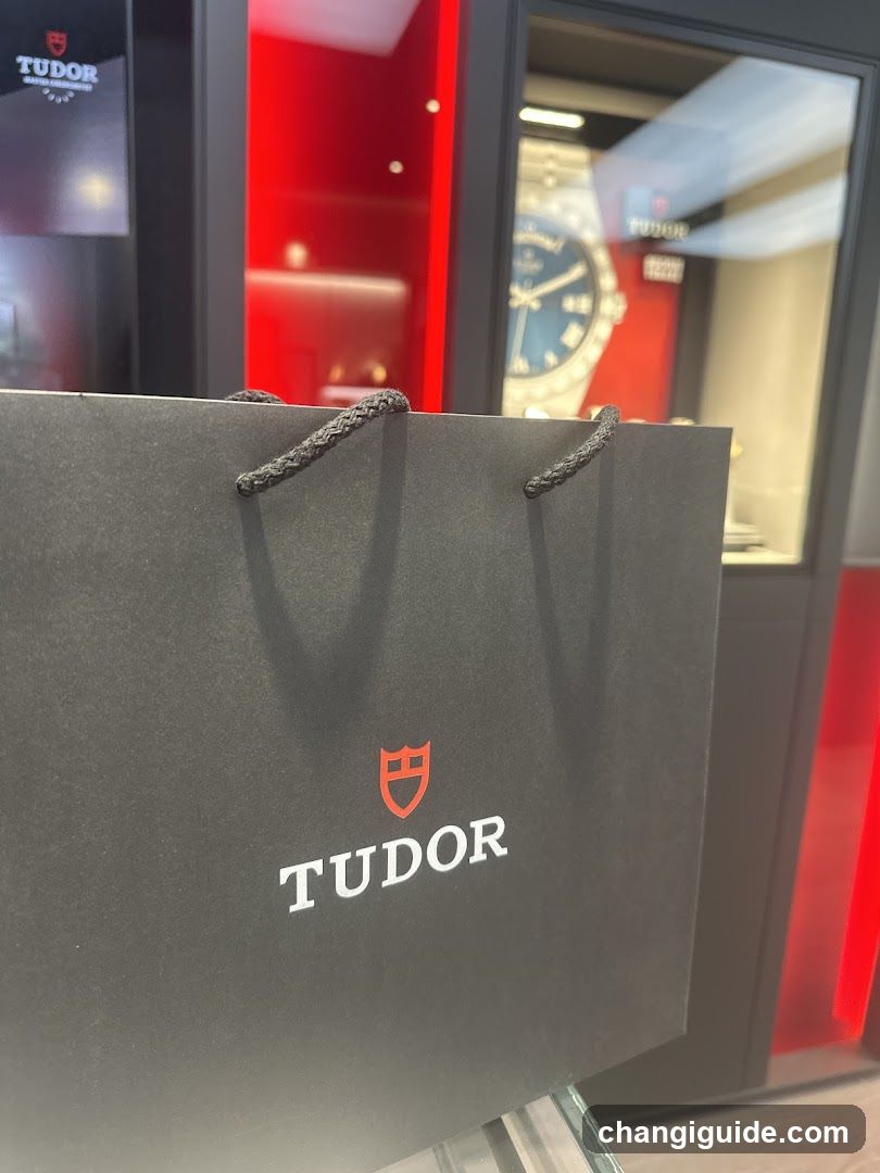 Tudor Shopping Bag in Storefront