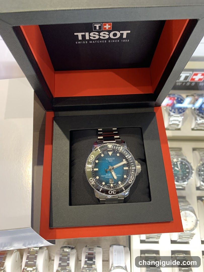Tissot Watch Display