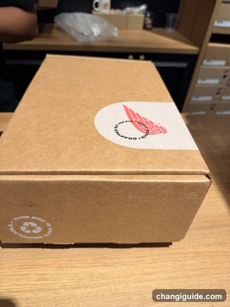 Packaging Box with Branding Sticker