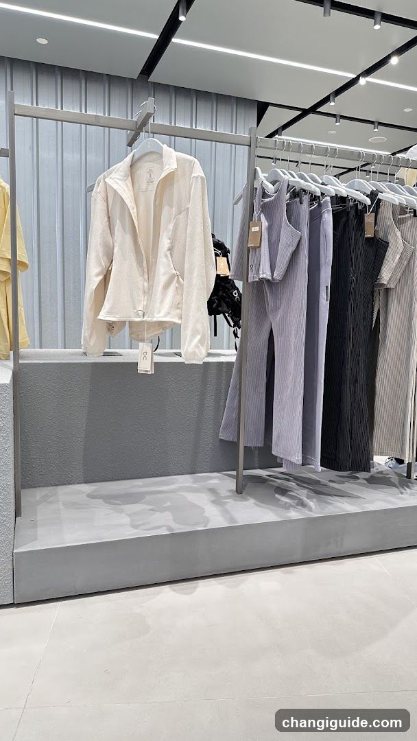 Clothing Store Interior Display
