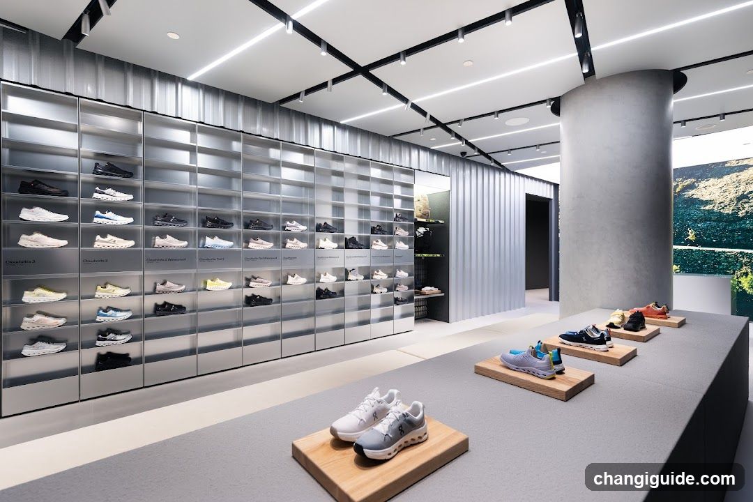Shoe Store Interior Display