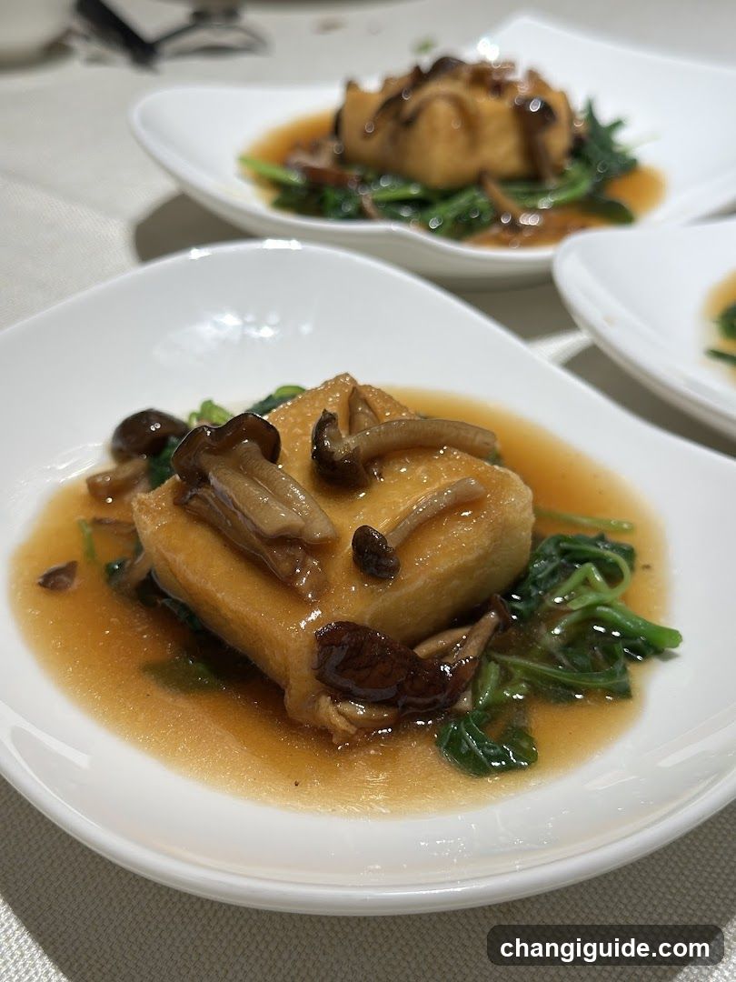 Mushroom and Tofu Dish