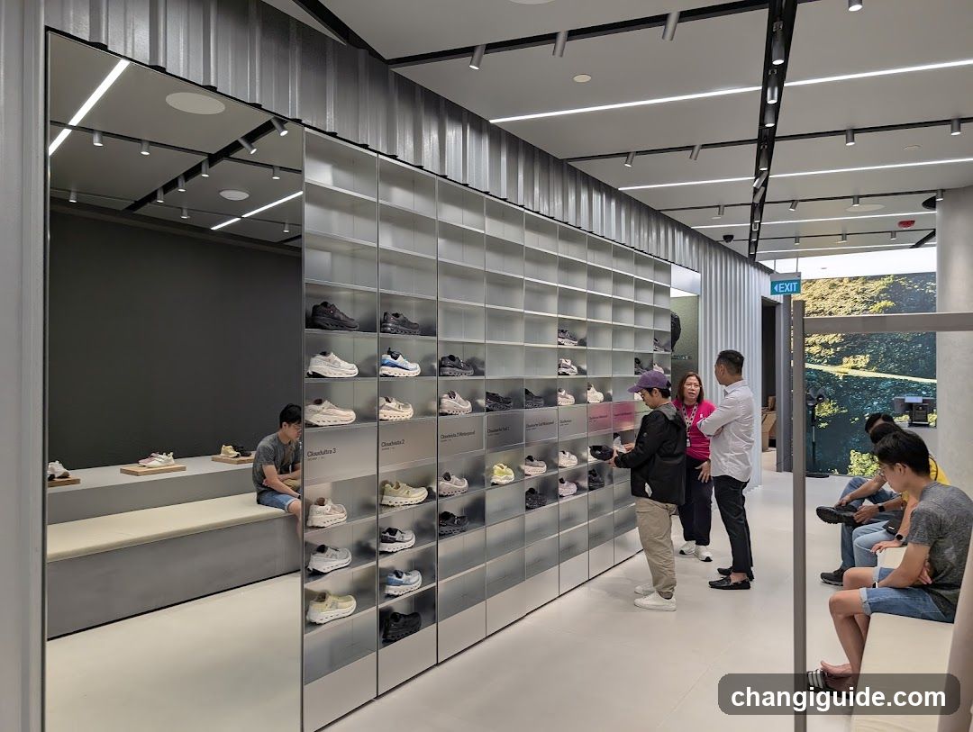 Shoe Store Interior Display