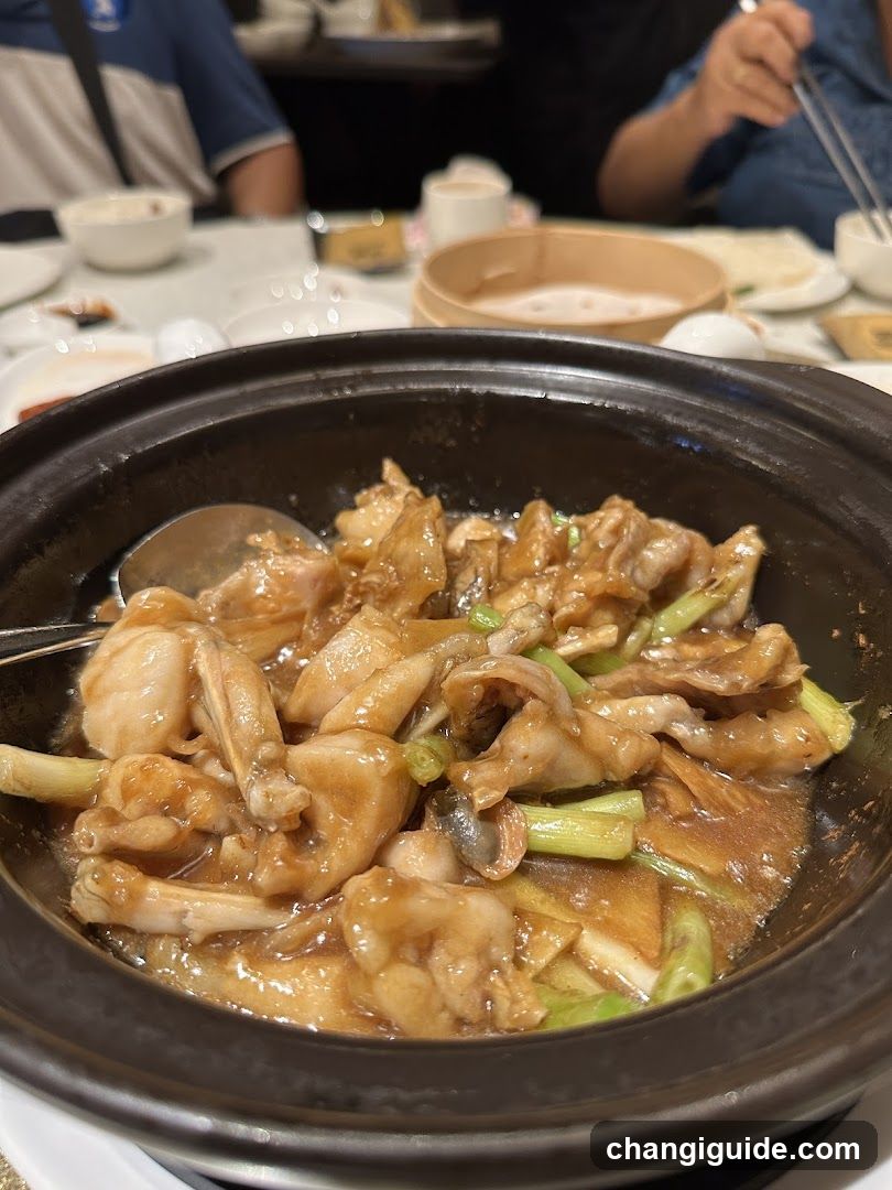 Sizzling Frog Dish in Clay Pot