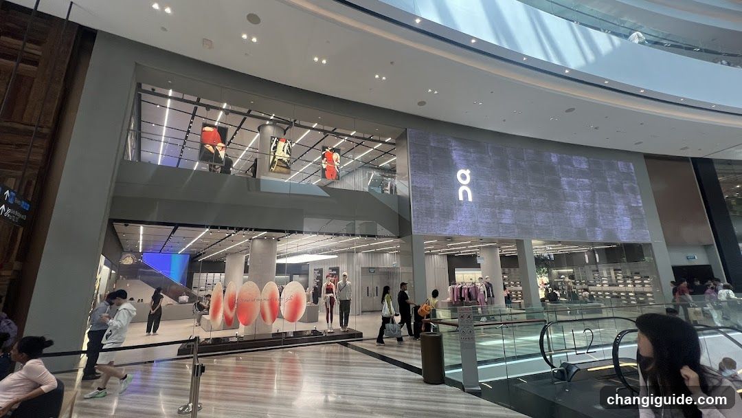 Shopping Mall Interior with Storefronts