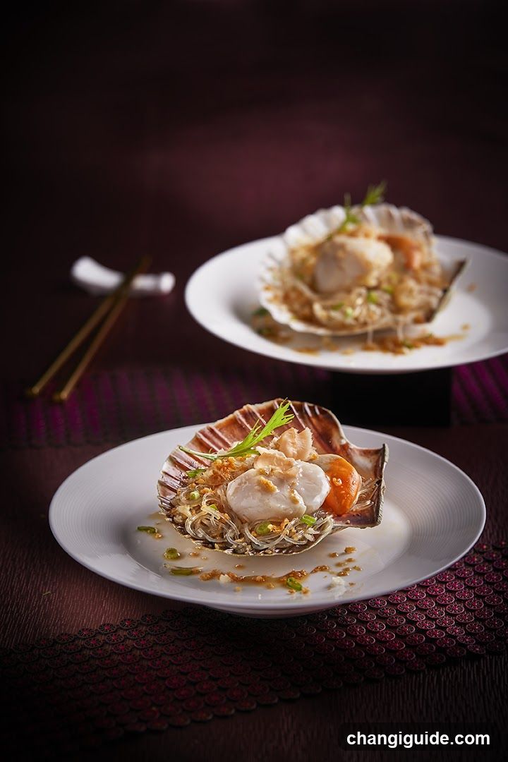 Scallops with Noodles