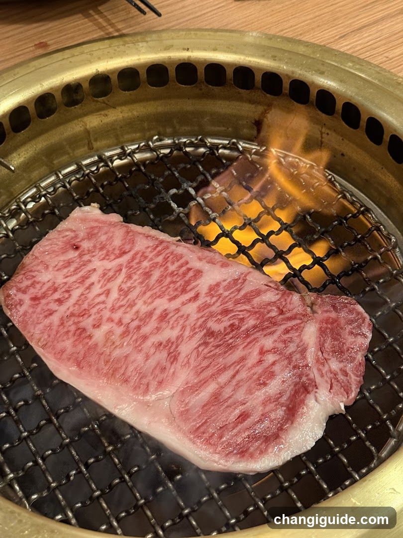 Grilling Marbled Meat