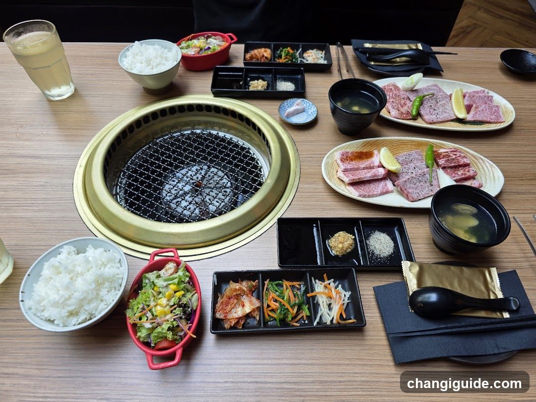 Korean BBQ Table Setting