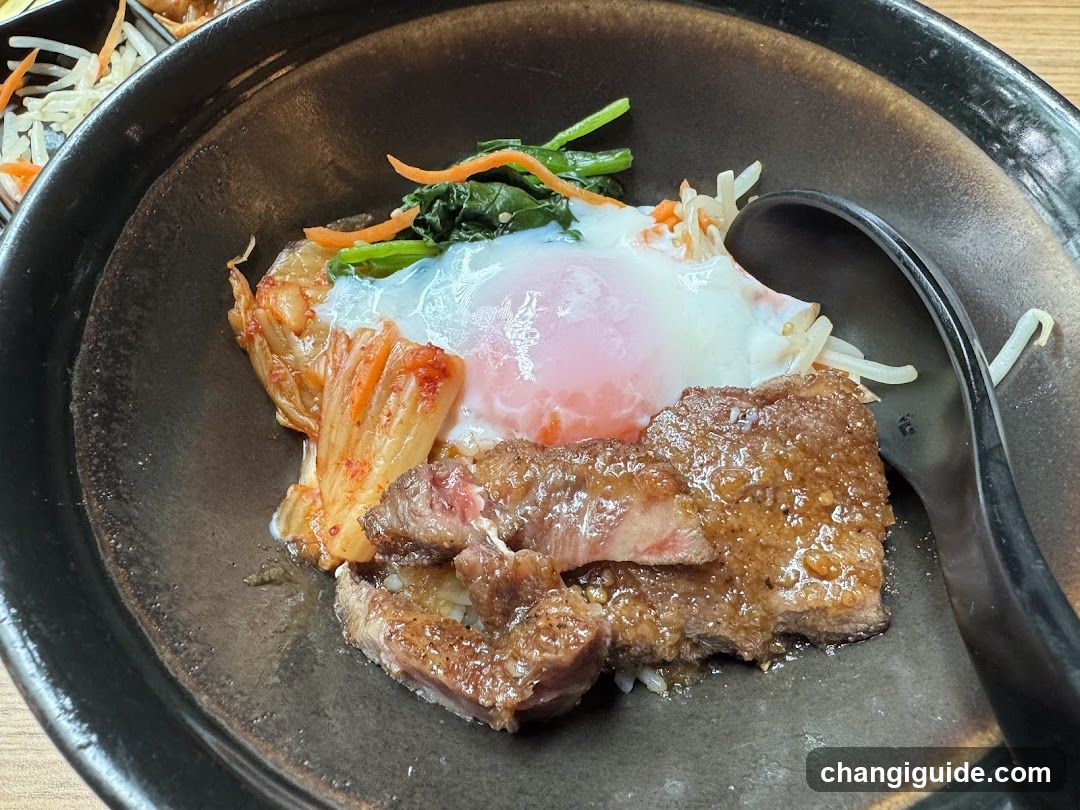 Bowl with Egg and Meat