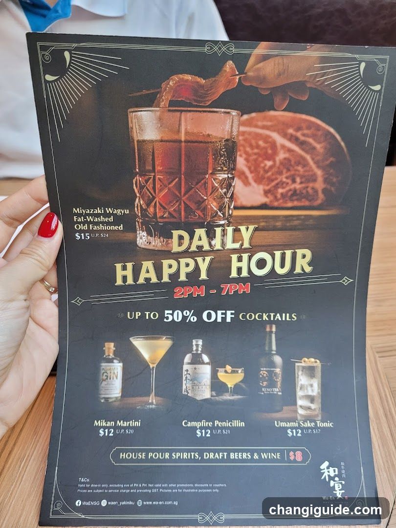 Daily Happy Hour Flyer